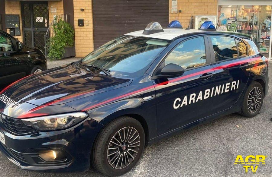 Carabinieri i militari intervenuti  a Grottaferrata