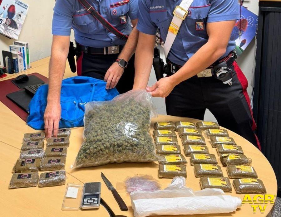 Carabinieri Eur la droga sequestrata