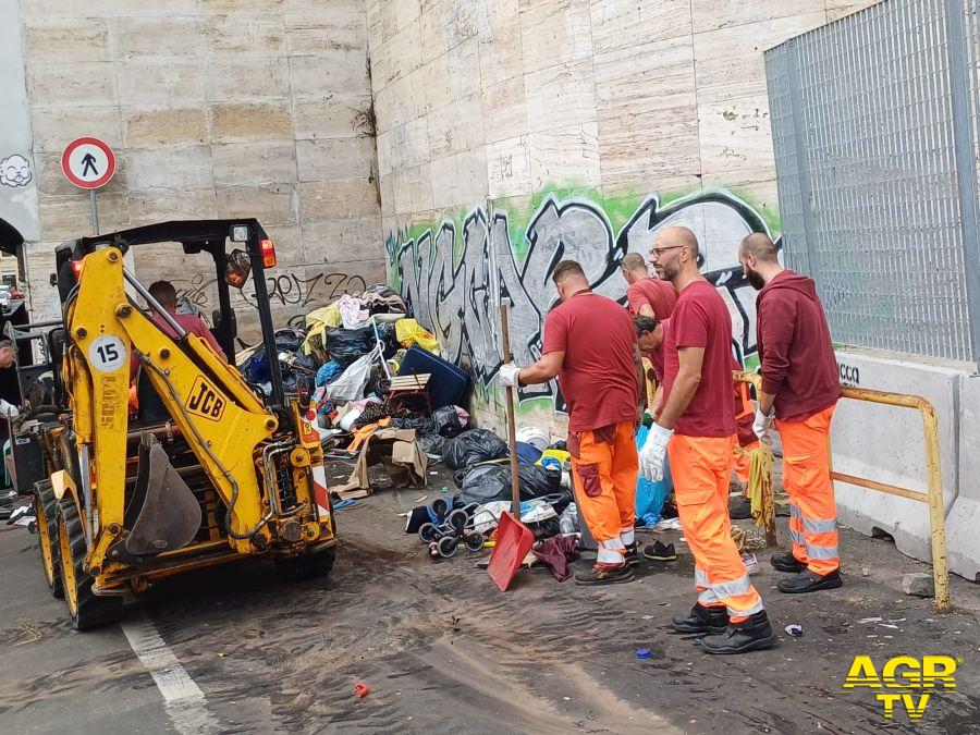 Task force AMA al lavoro dopo sgomberi