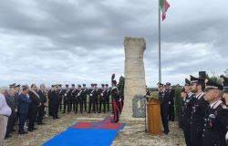 Torre di Palidoro la cerimonia 81° anniversario sacrificio Salvo D'Acquisto