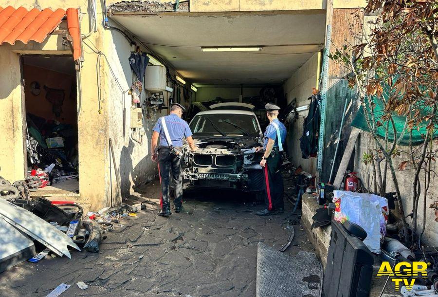 Carabinieri Monterotondo Fonte nuova scoperta officina abusiva