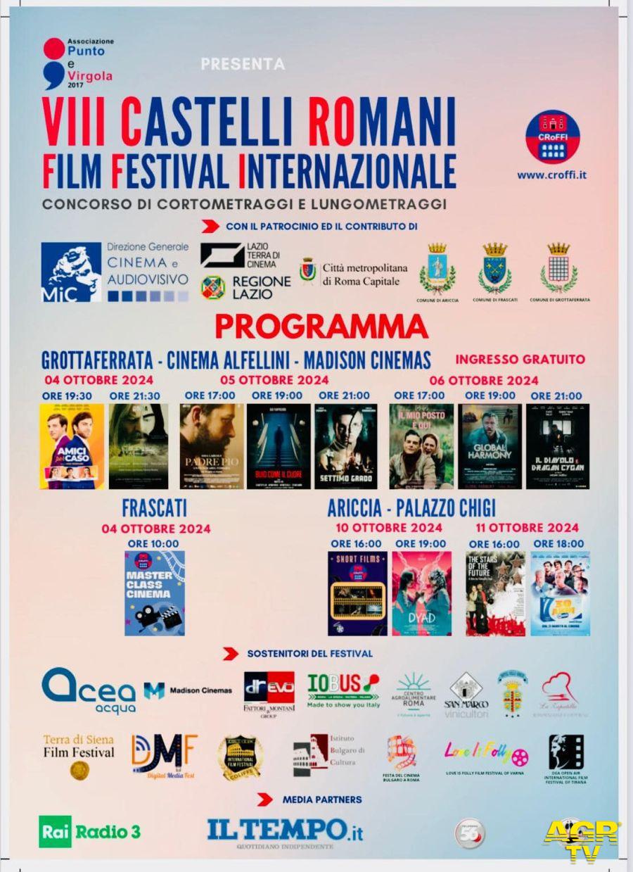 Programma Festival del Cinema dei Castelli Romani