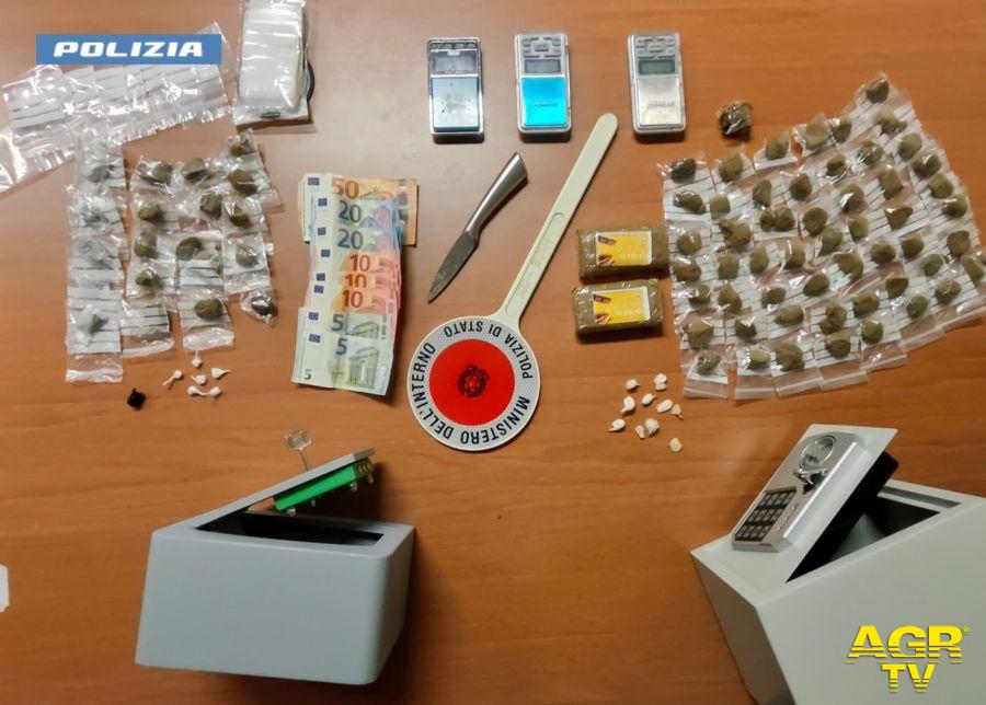 Polizia foto droga sequestrata