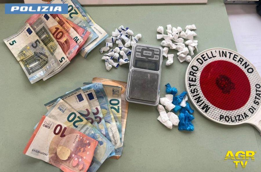 Polizia  droga sequestrata a Tor Bella Monaca