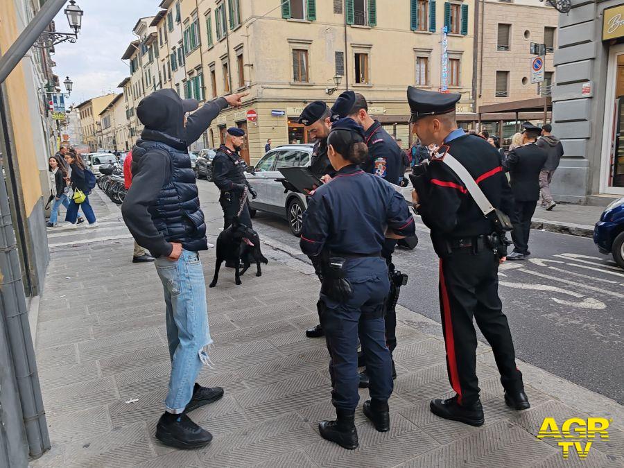 Arresti in flagranza per spaccata in via dei Mille  .Indicazioni di un residente