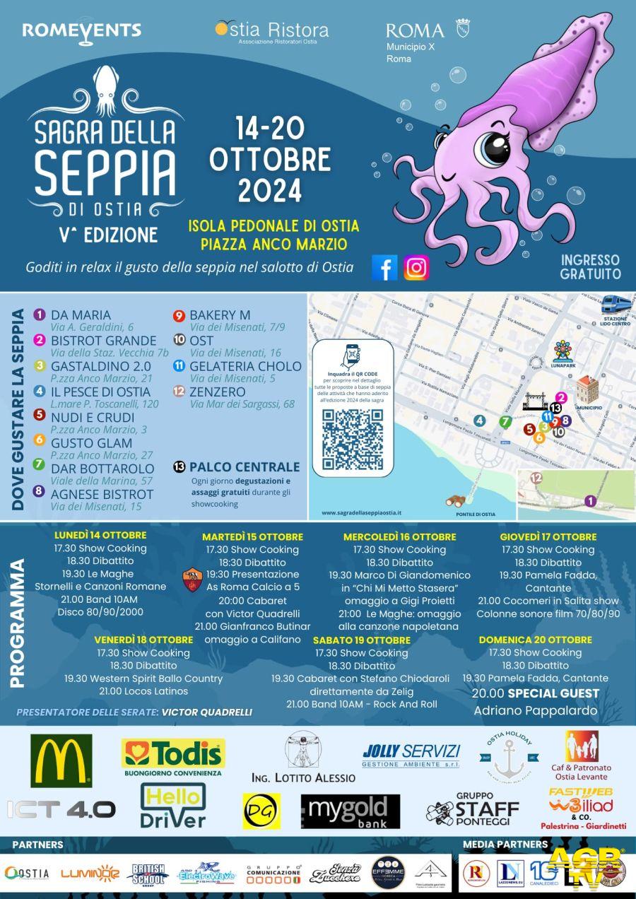 Sagra della Seppia locandina evento con programma