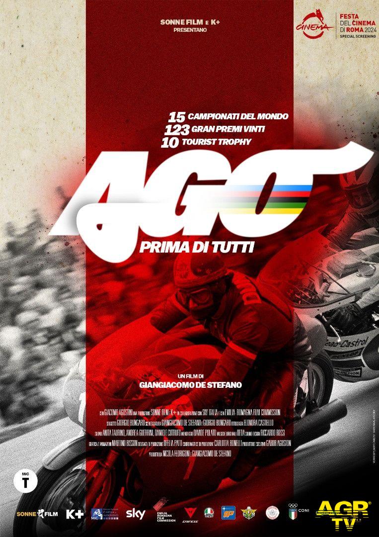 Ago locandina film su Giacomo Agostini