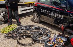 Pomezia, traffico oro rosso, sequestrata oltre una tonnellata di cavi in rame, quattro arresti