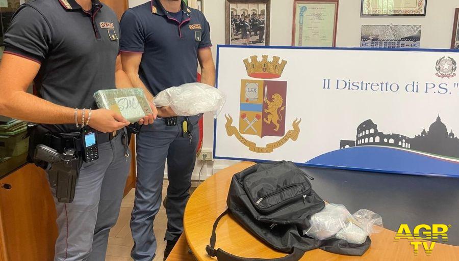 Polizia la droga sequestrata