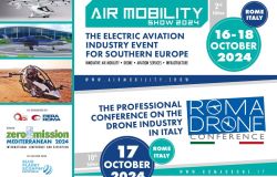 Roma, droni, scooter volanti ed aerei elettrici protagonisti dell'Air Mobility Show