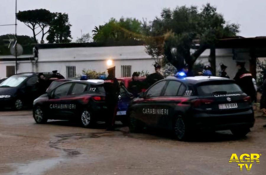 Carabinieri intrervenuti Infernetto Casalpalocco