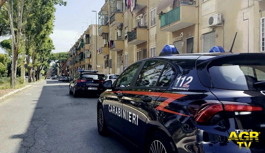 Carabinieri controlli a San Basilio