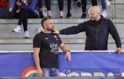 il  presidente Flavio Giustolisi ed il coach Marco Capanna foto archivio AGR