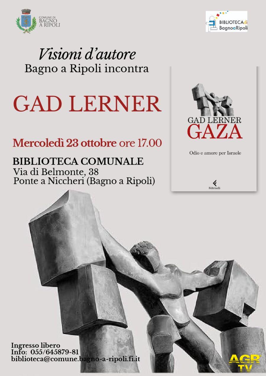 Bagno a Ripoli. “Visioni d’autore”, Gad Lerner presenta “Gaza”