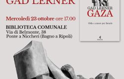 Bagno a Ripoli. “Visioni d’autore”, Gad Lerner presenta “Gaza”