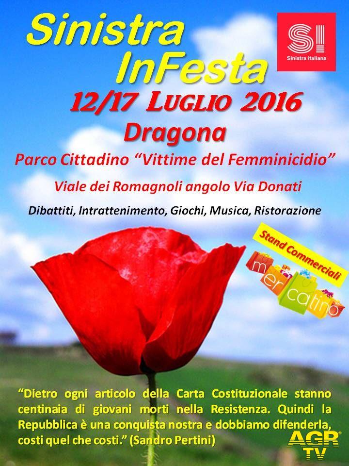 Sinistra InFesta un autentico successo di partecipazione popolare Sinistra InFesta un autentico successo di partecipazione popolare
