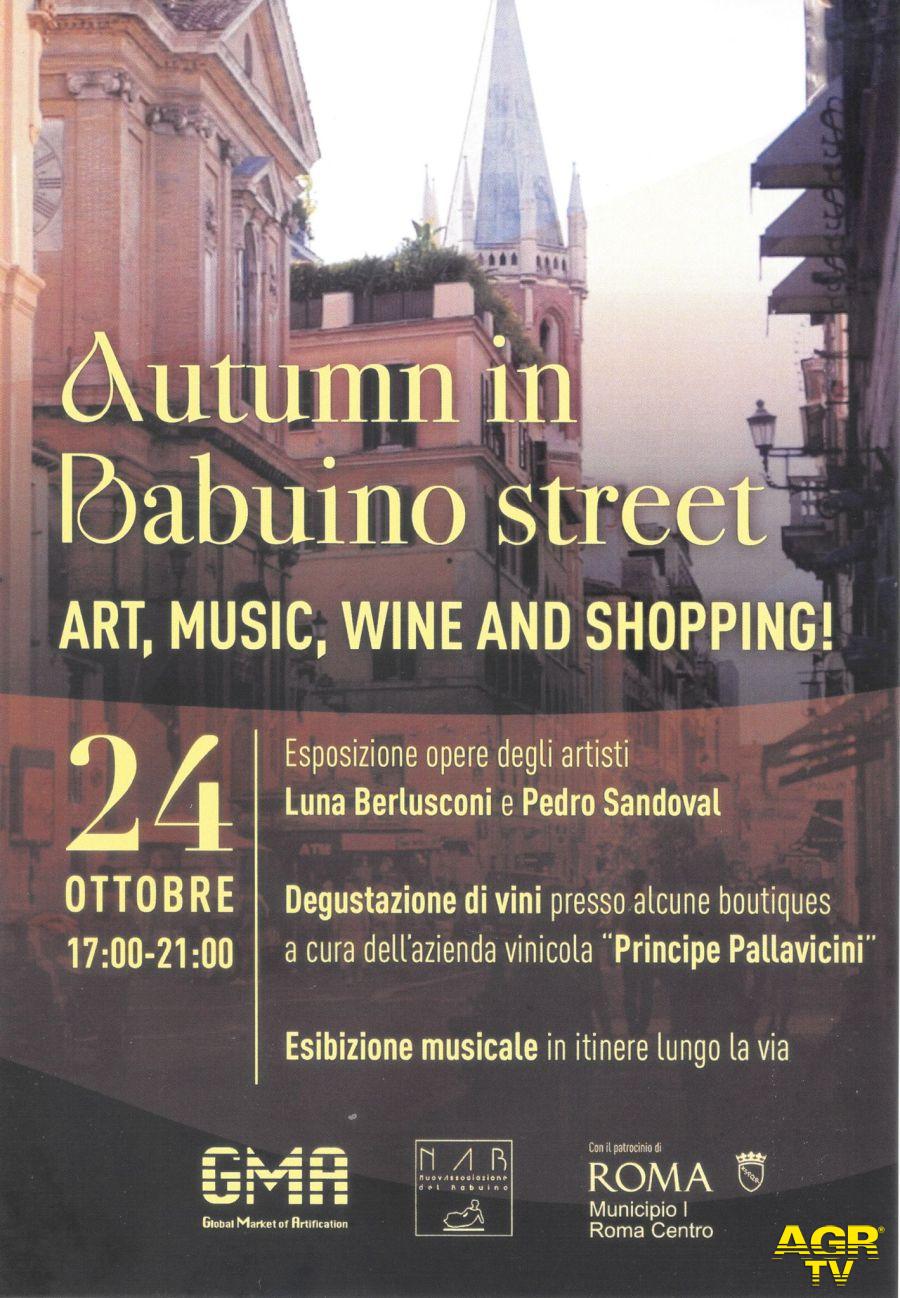 via del Babuino Autumn locandina