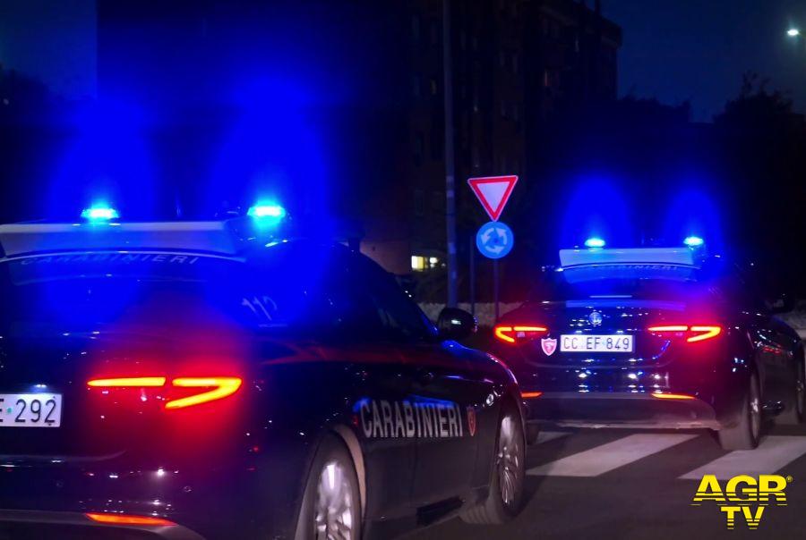 Carabinieri stazione Velletri intervenuti nella notte