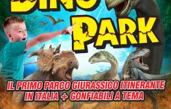 Roma, il primo parco jurassico itinerante Dino Park con i giganti della preistoria