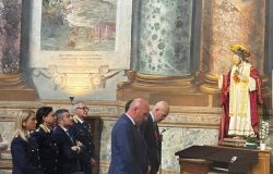 Roma, messa di suffragio ai defunti dei caduti della Polizia di Stato