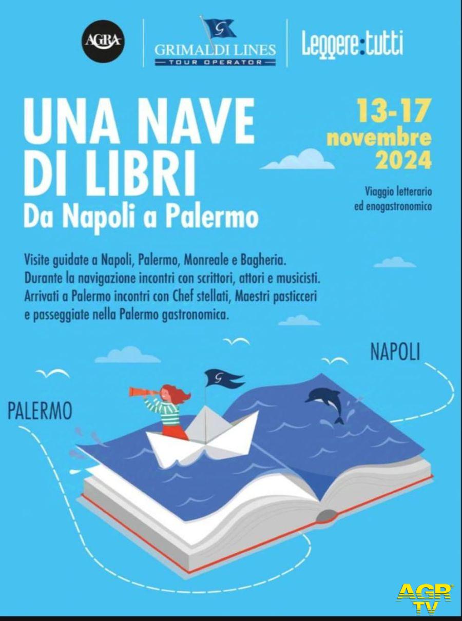 Da Napoli a Palermo con "Una Nave dei libri", il gusto della lettura.... attraversando il mare