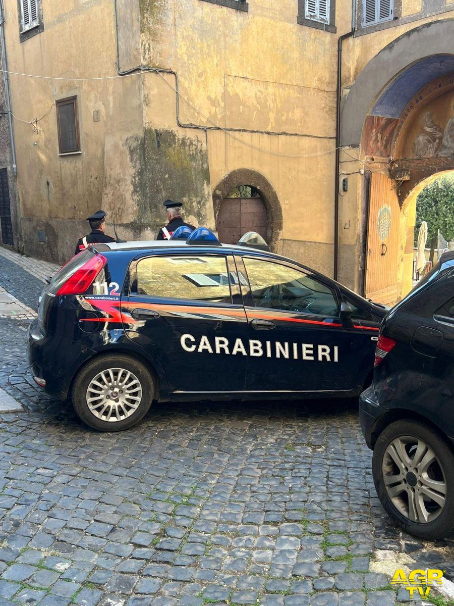 Carabinieri Coolleferro i militari intervenuti a Segni