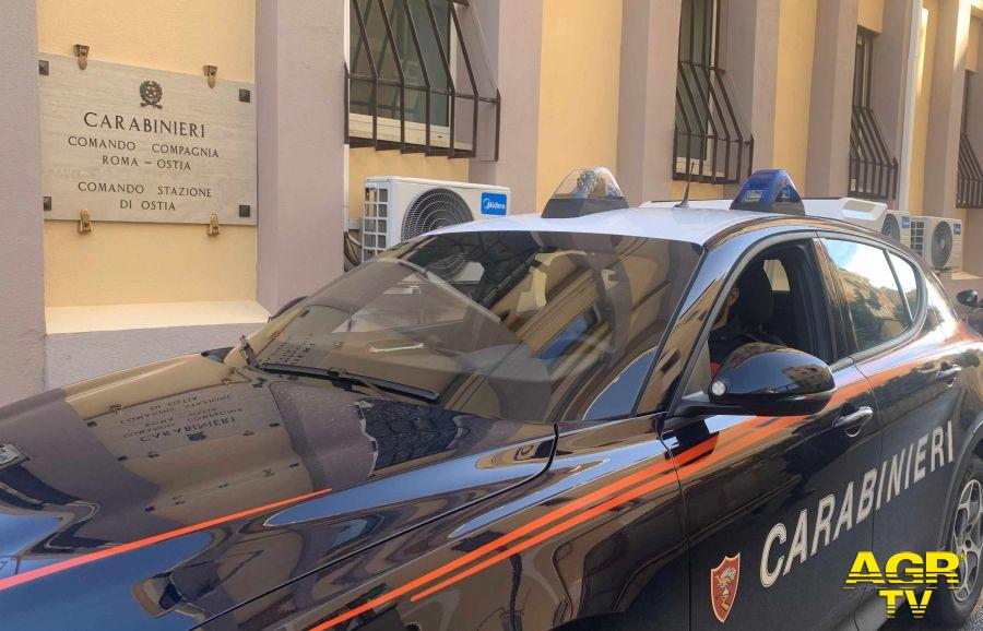 Carabinieri compagnia Ostia intervenuti nell'arresto