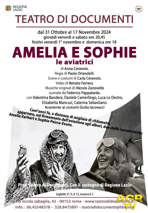 Amelia e Sophie teatro dei Documenti locandina