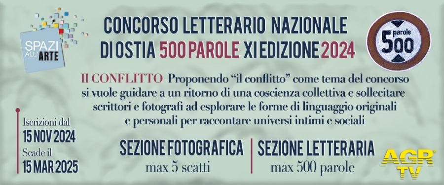 500 parole locandina concorso 2024