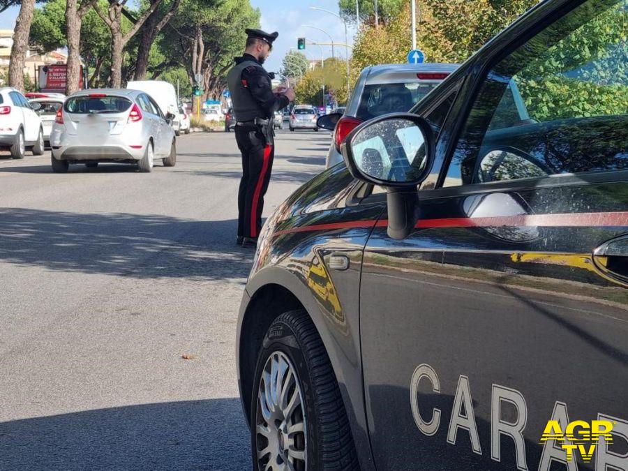 Carabinieri controlli stradali Casilina