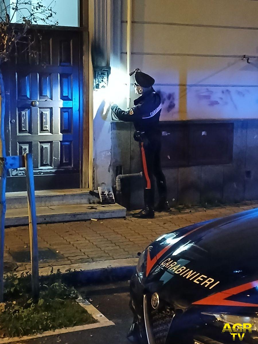 Carabinieri i militari intervenuti a Civitavecchia