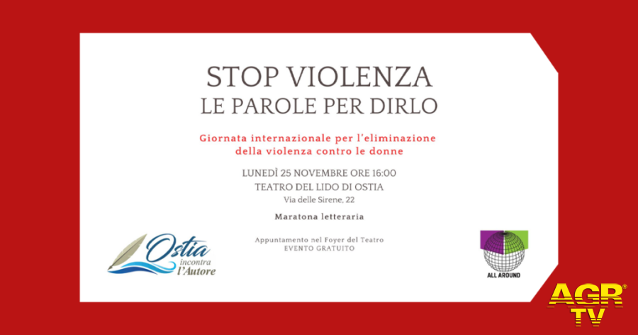 Stop violenza le parole per dirlo locandina  evento