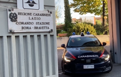 Carabiniri della staziione Bravetta intervenuti negli arresti