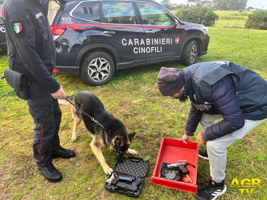 Carabiniri Anzio durante fasi perquisizioni