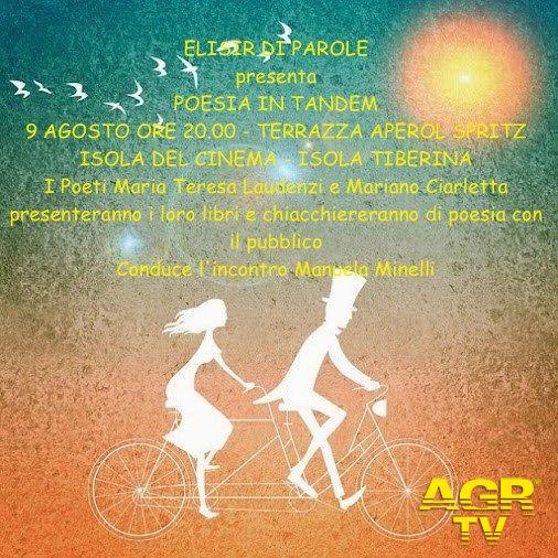 Poesia in tandem all'isola Tiberina Poesia in tandem all'isola Tiberina