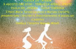 Poesia in tandem all'isola Tiberina