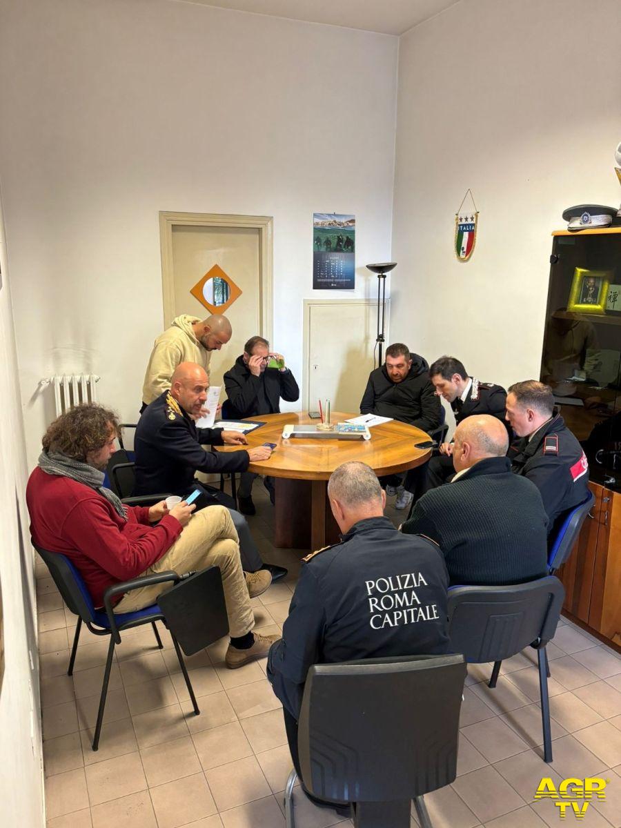 Polizia summit in Questura