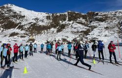 Sci di fondo, i ragazzi del Lazio in  raduno con i migliori del Centro Sud in Piemonte