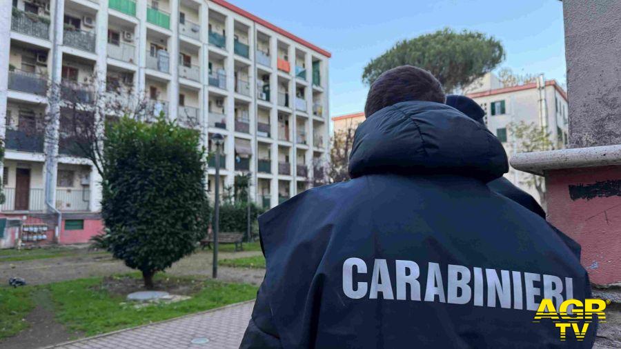 Carabinieri controlli al Quarticciolo