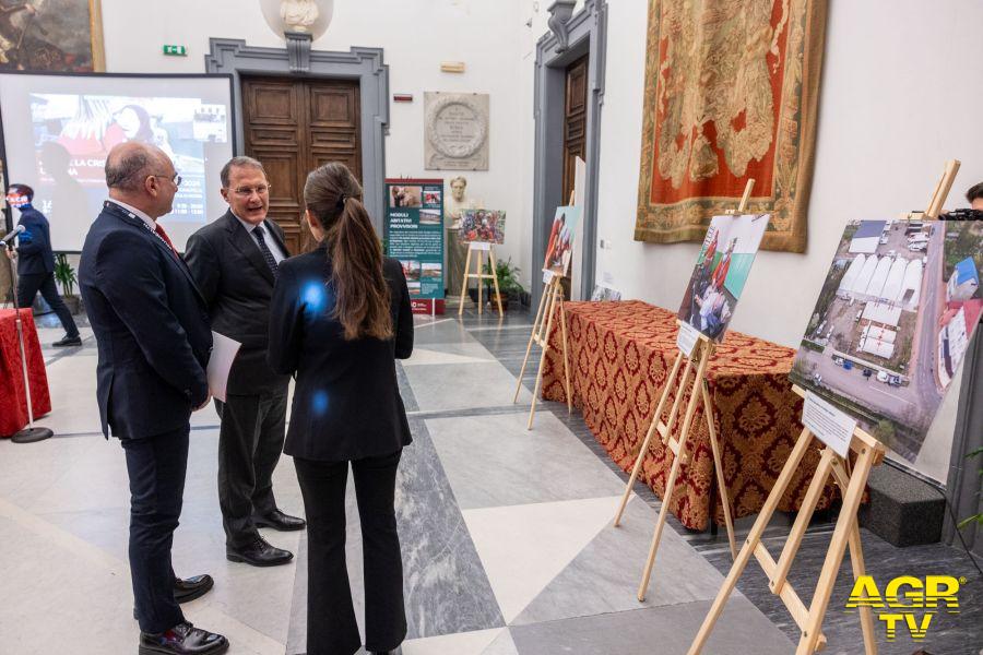 mostra fotografica che ha raccontato attraverso immagini l’instancabile impegno della CRI in Ucraina