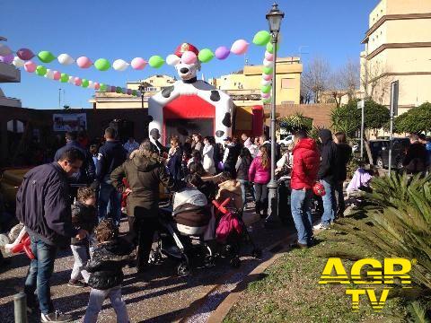 Roma, al Parco del pineto, relax e duro lavoro