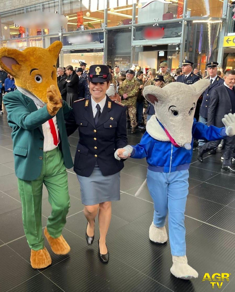 Polizia concerto a Termini fanfara