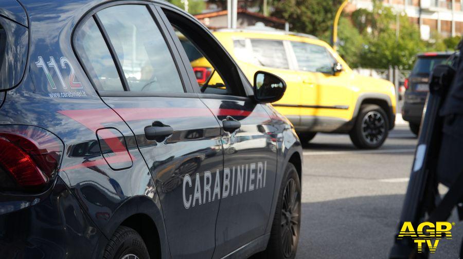 Carabinieri Montesacro una pattuglia impegnata nei controlli