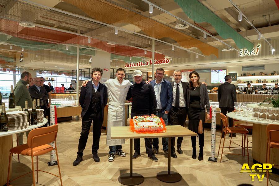 Fiumicino inaugurazione terminal 1 Food Court Avolta