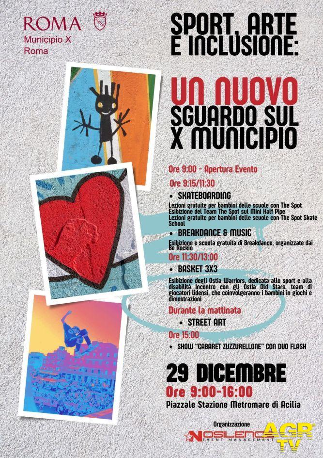 Sport arte inclusione locandina evento