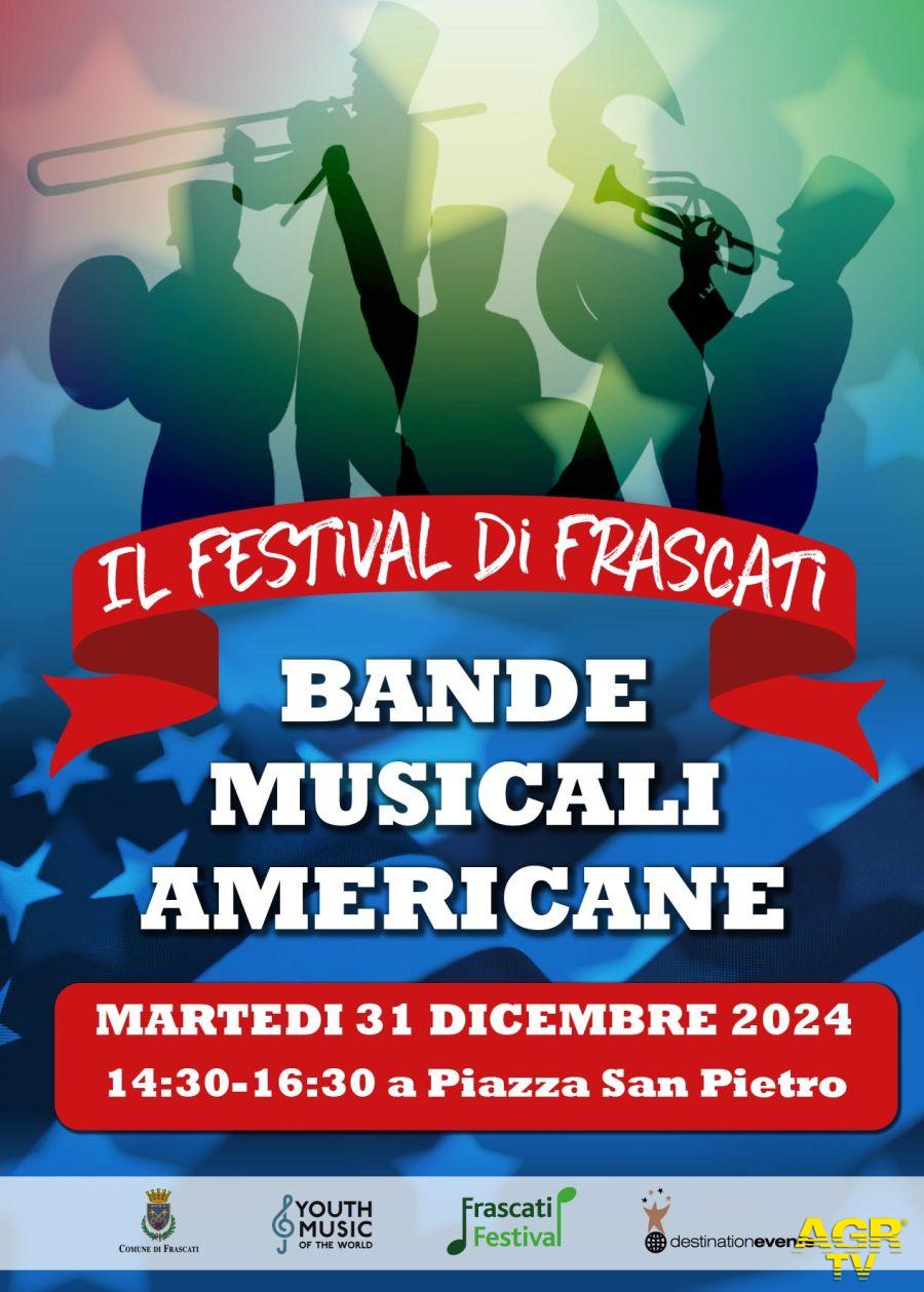 Festival Frascati con bande giovanili americane locandina