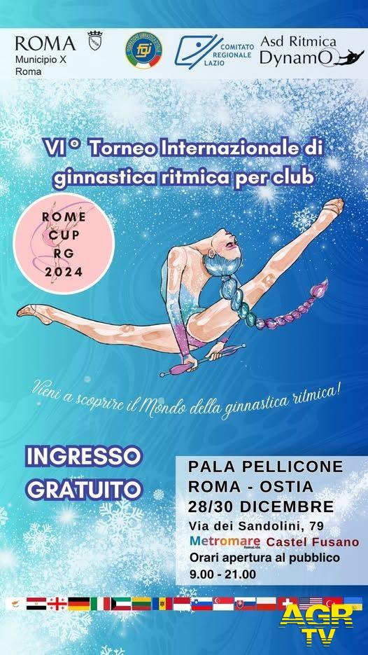 Ginnastica ritmica al PalaPellicone locandina evento