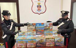 Carabinieri sequestro fuochi artificiali Cassia