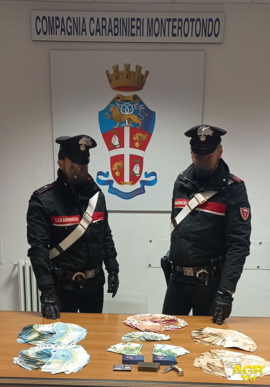 Carabinieri Monterotondo la droga sequestrata