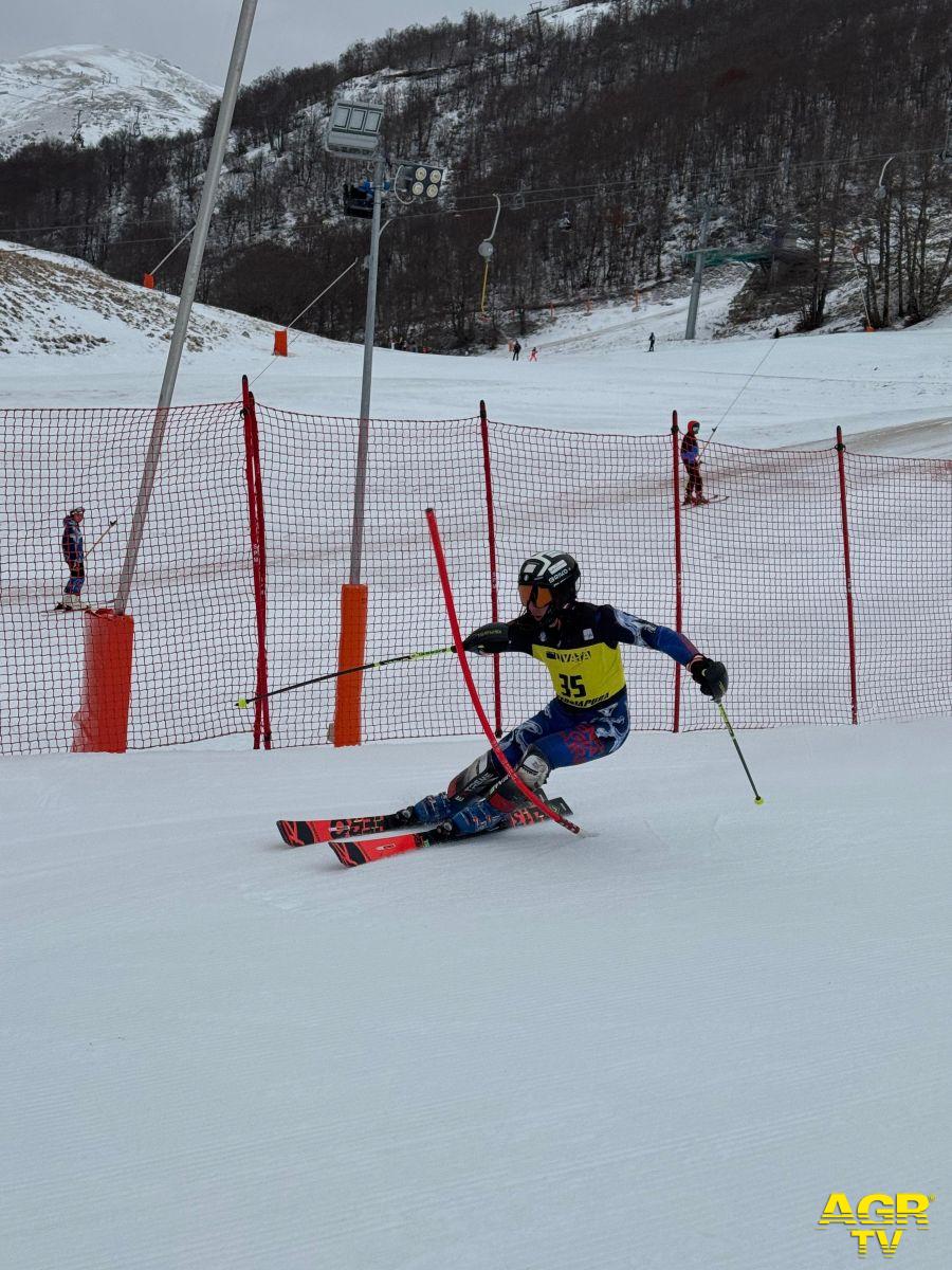 Alessandro Ranalli allo slalom di Campo Felice